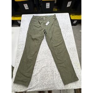 Alpine Design Mens Utility Pant Vintage Olive Green ADM24901 36x34 Double Knee